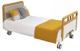 Manual home care bed